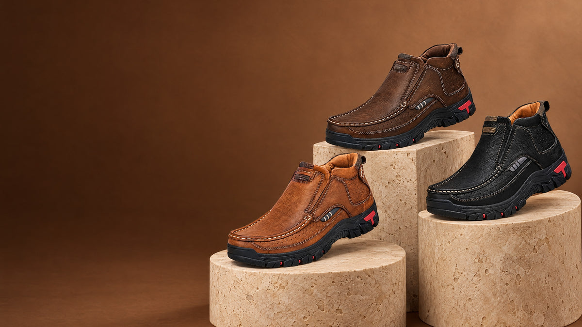The Bormio in Light Brown, Dark Brown and Black