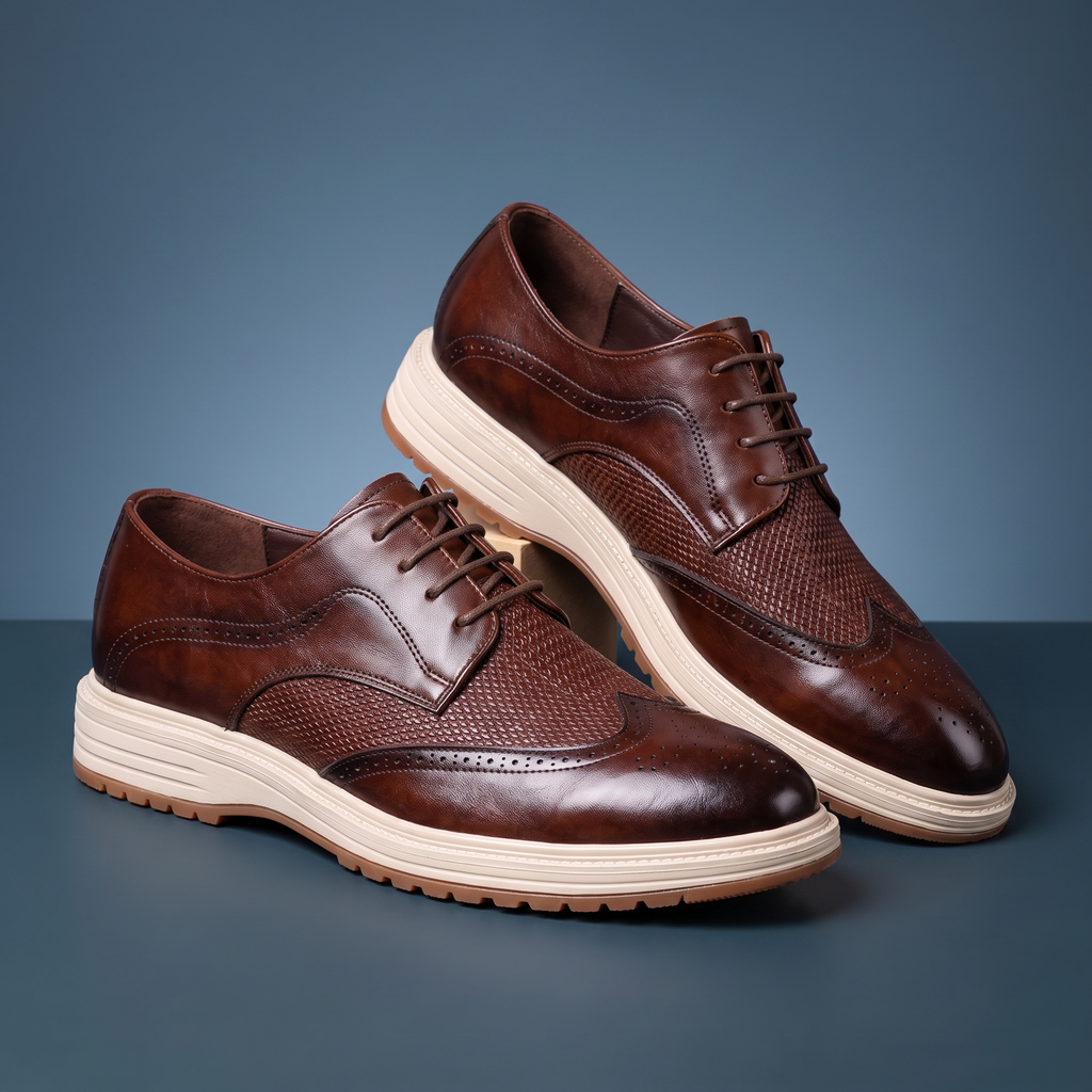 Cremona Brogue Leather Derby