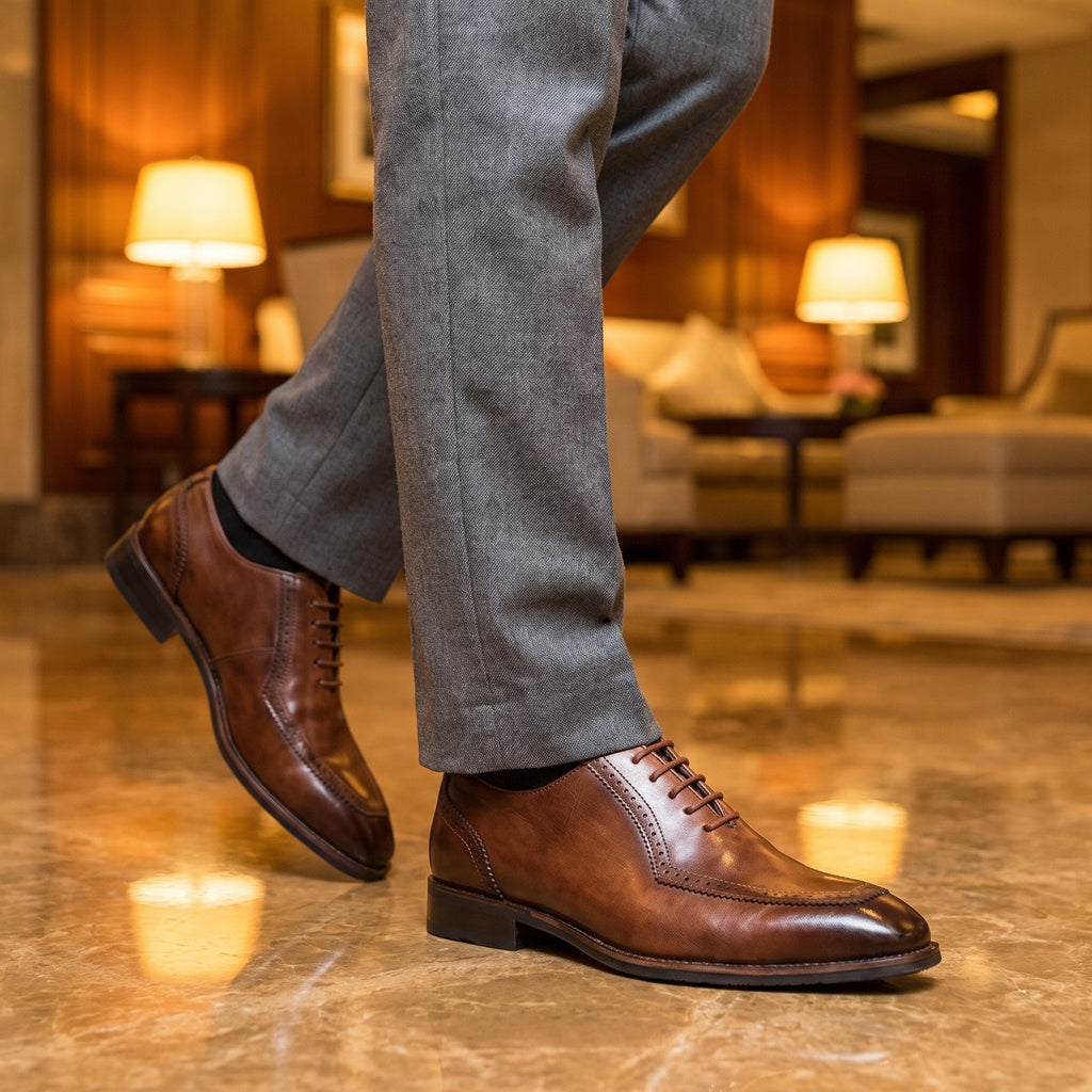 London Genuine Leather Oxford