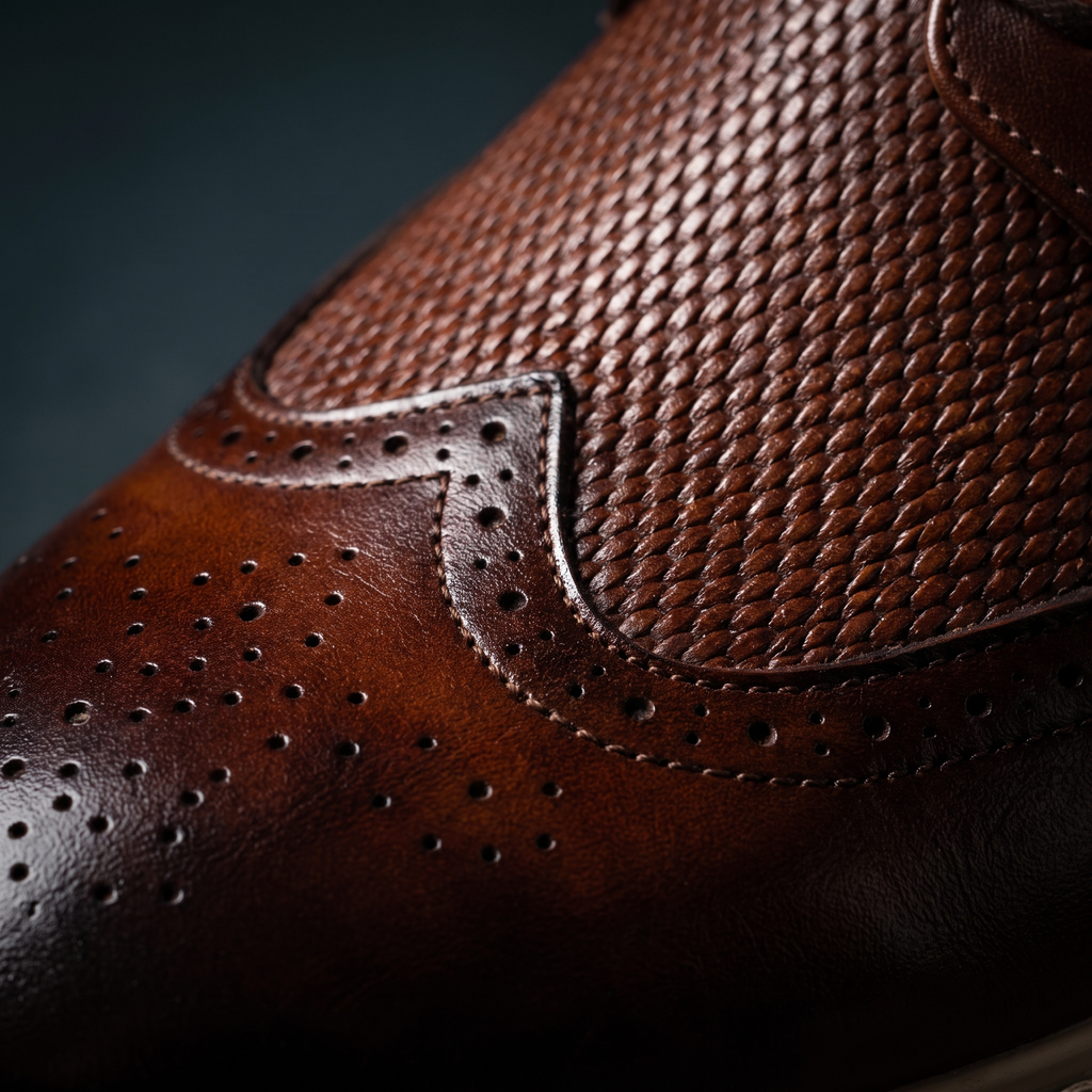 Cremona Brogue Leather Derby