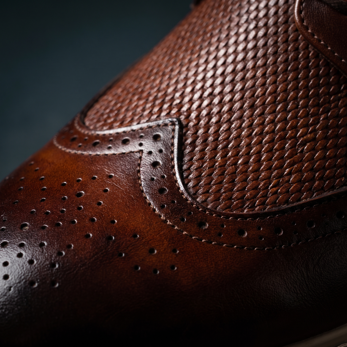 Cremona Brogue Leather Derby