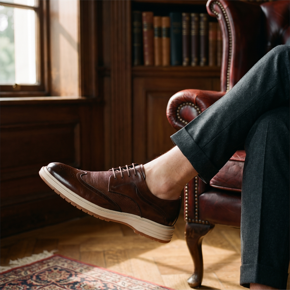 Cremona Brogue Leather Derby
