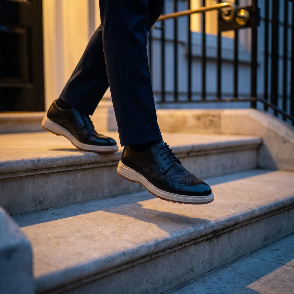 Cremona Brogue Leather Derby