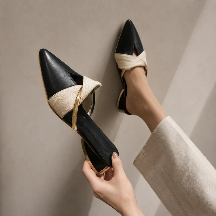 Eloise Pointed Mules
