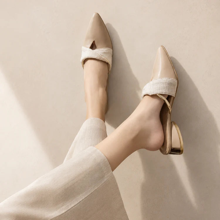 Eloise Pointed Mules