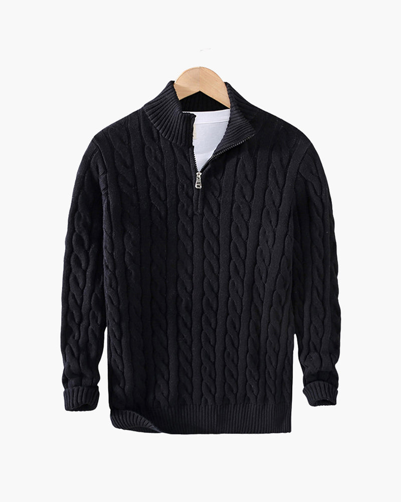 The Engadin Cable Half-Zip