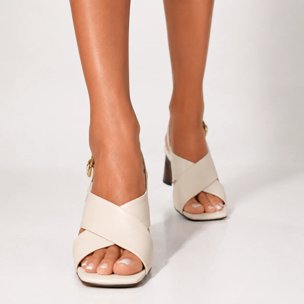 Cathaline Cross-Strap Sandals