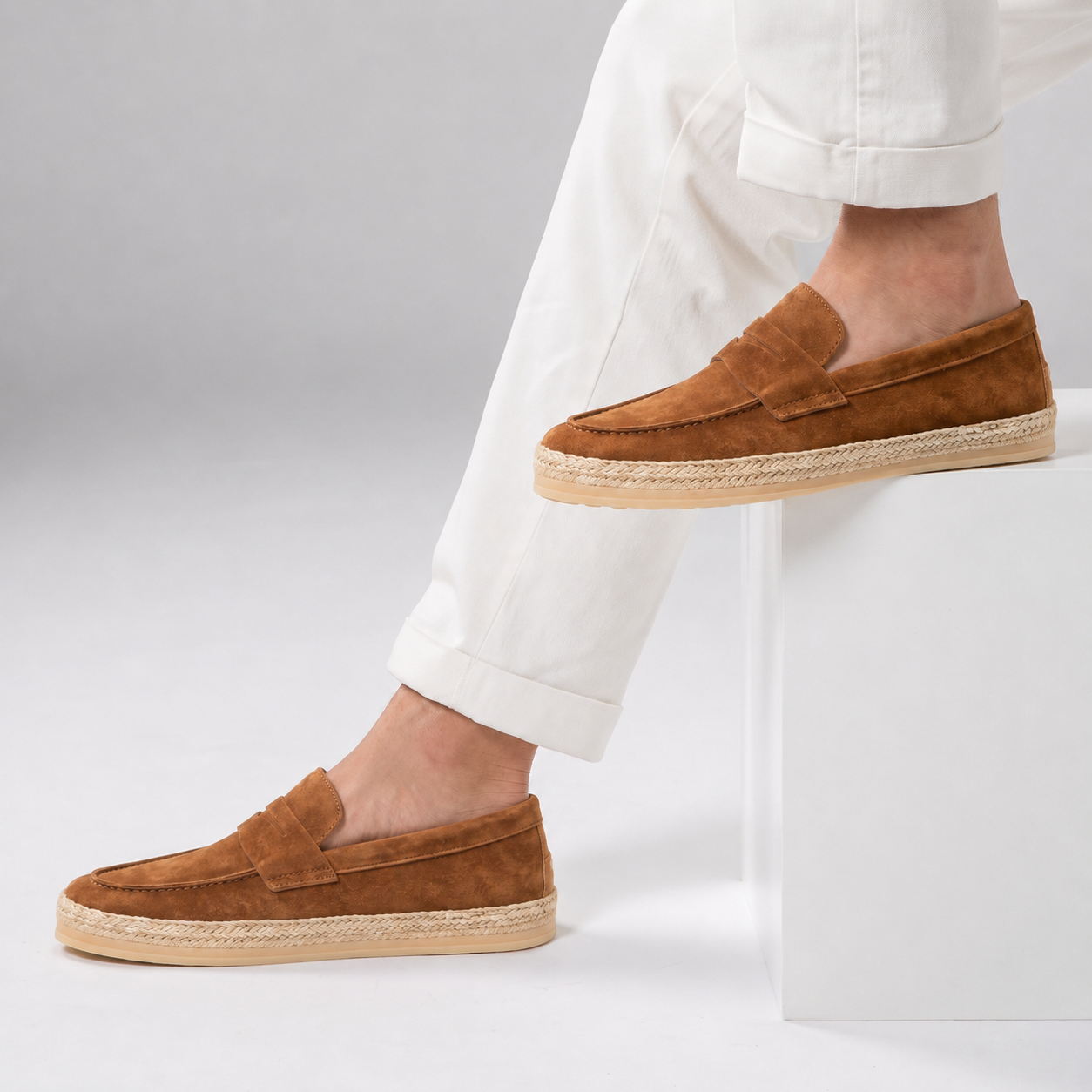 Lido Suede Espadrille Loafer