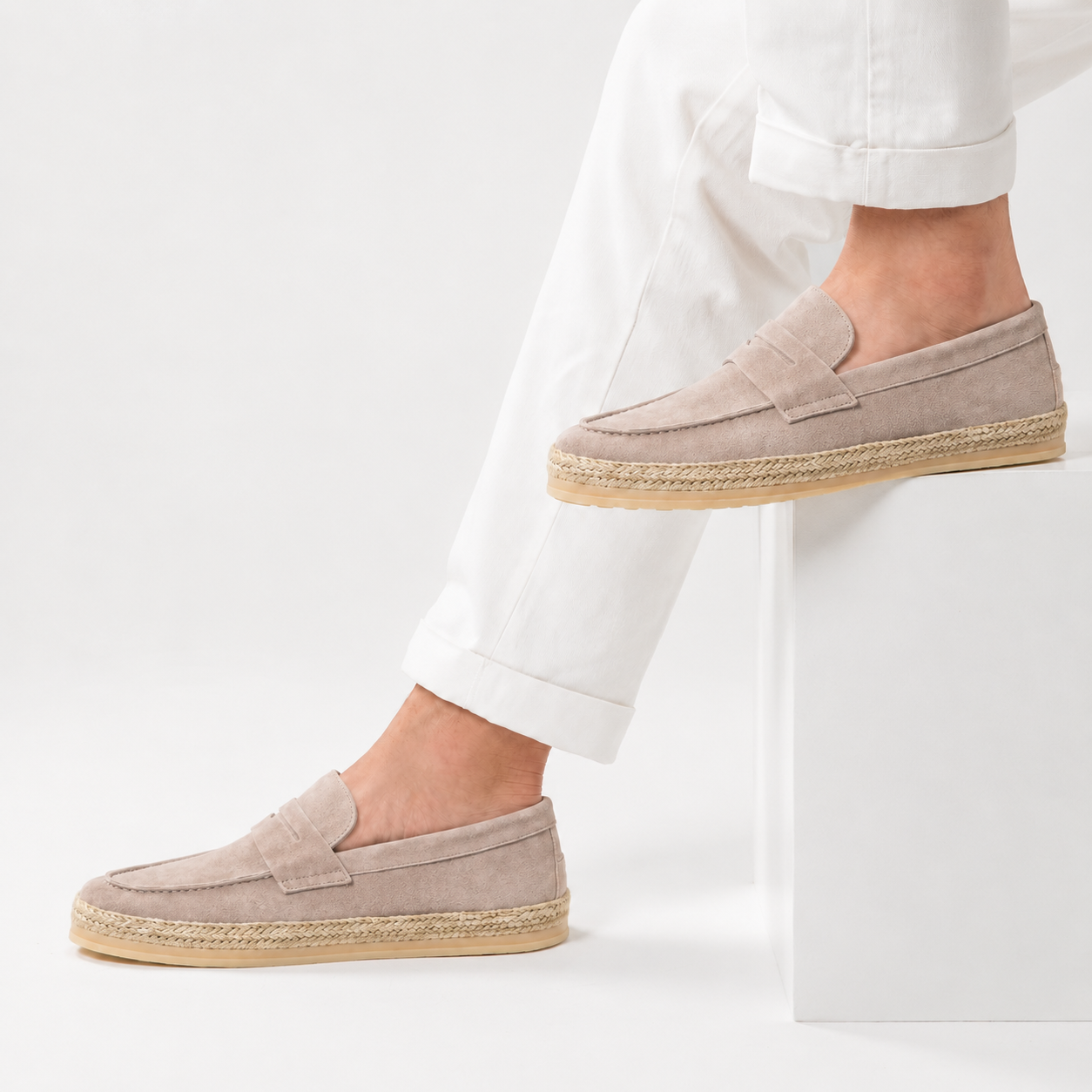 Lido Suede Espadrille Loafer