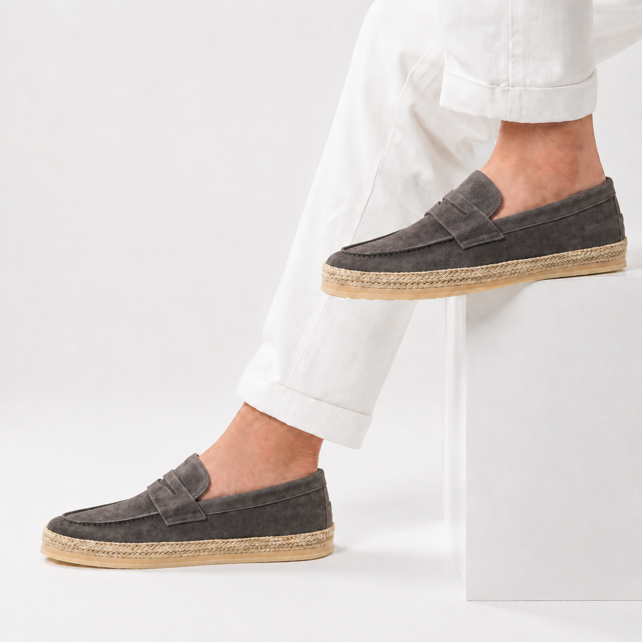 Lido Suede Espadrille Loafer