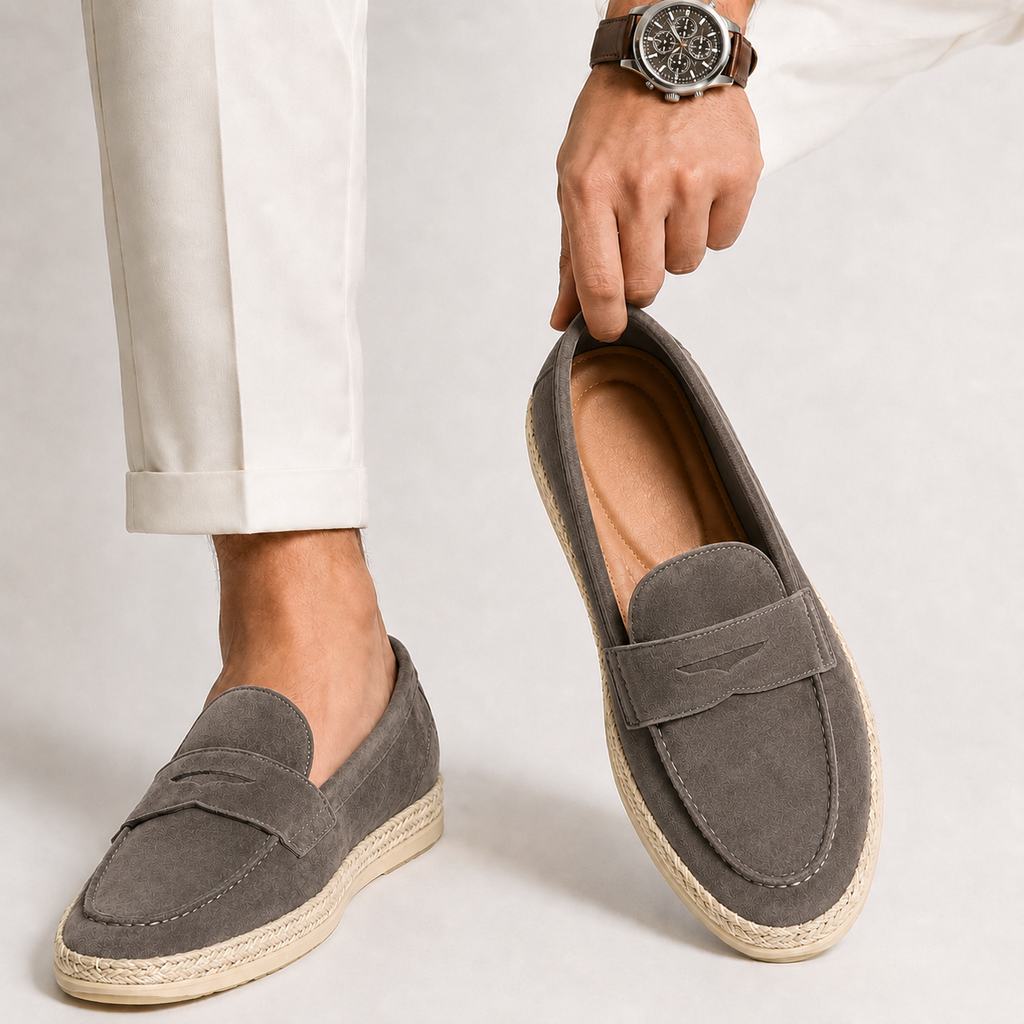 Lido Suede Espadrille Loafer