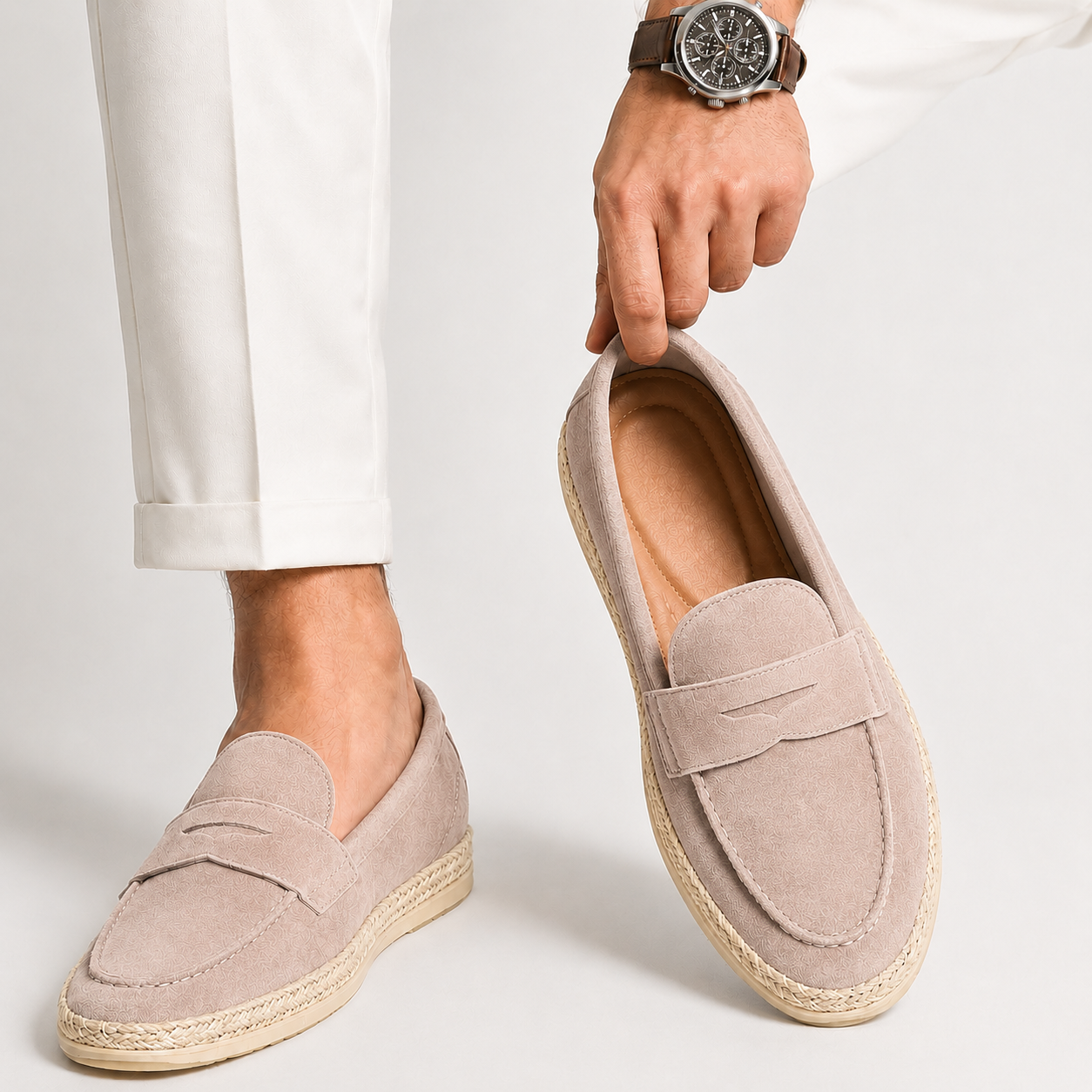 Lido Suede Espadrille Loafer