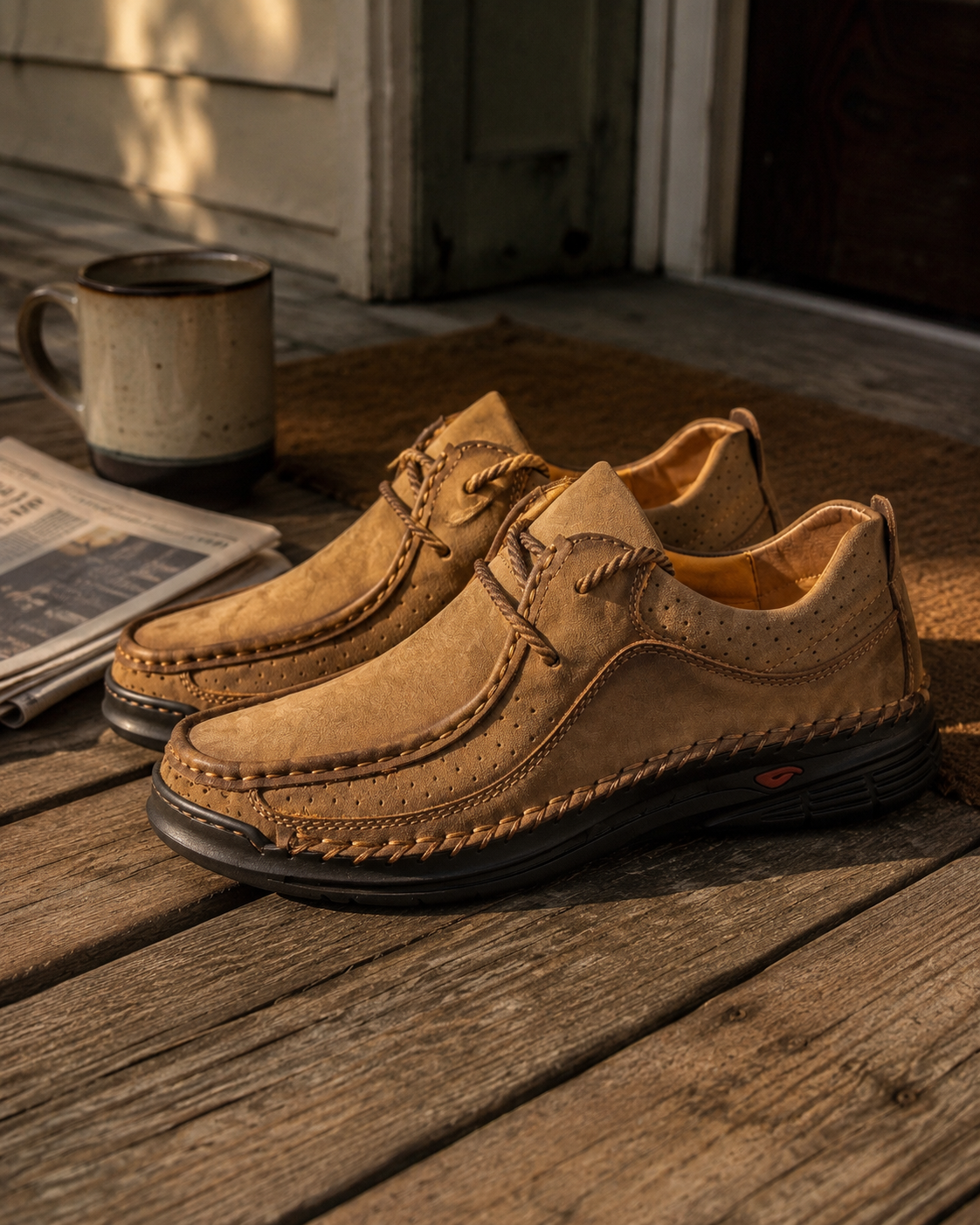Treviso Leather Lace-Up