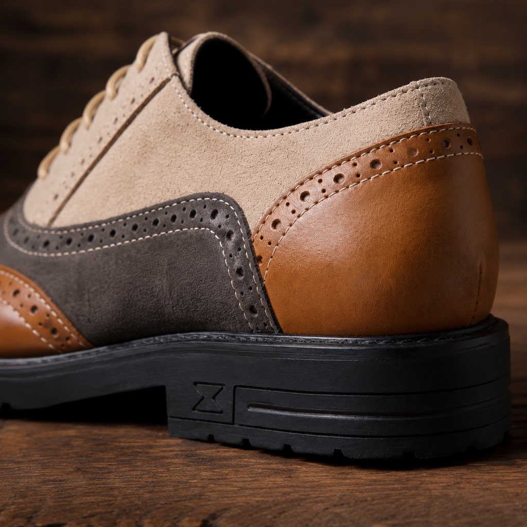 Parma Two-Tone Leather Derby