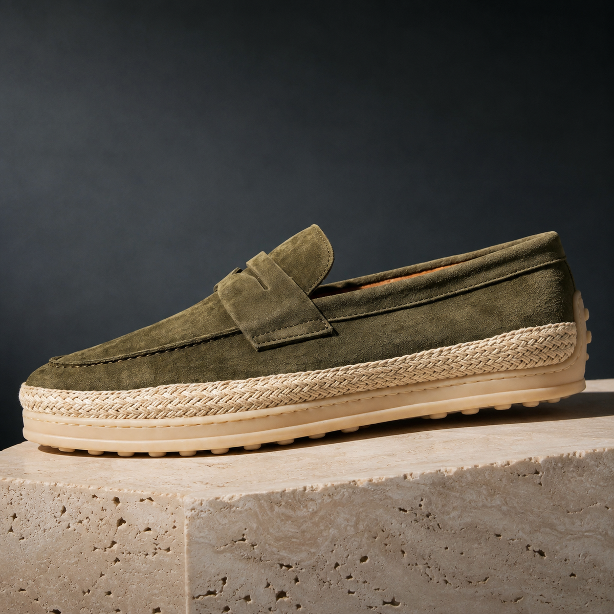 Lido Suede Espadrille Loafer