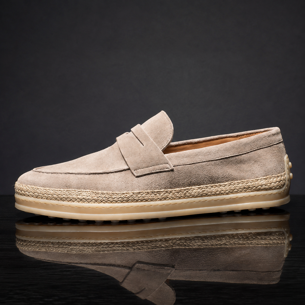 Lido Suede Espadrille Loafer