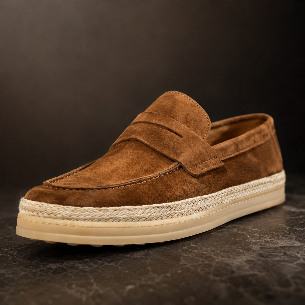 Lido Suede Espadrille Loafer