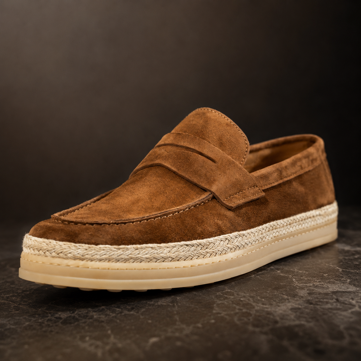 Lido Suede Espadrille Loafer