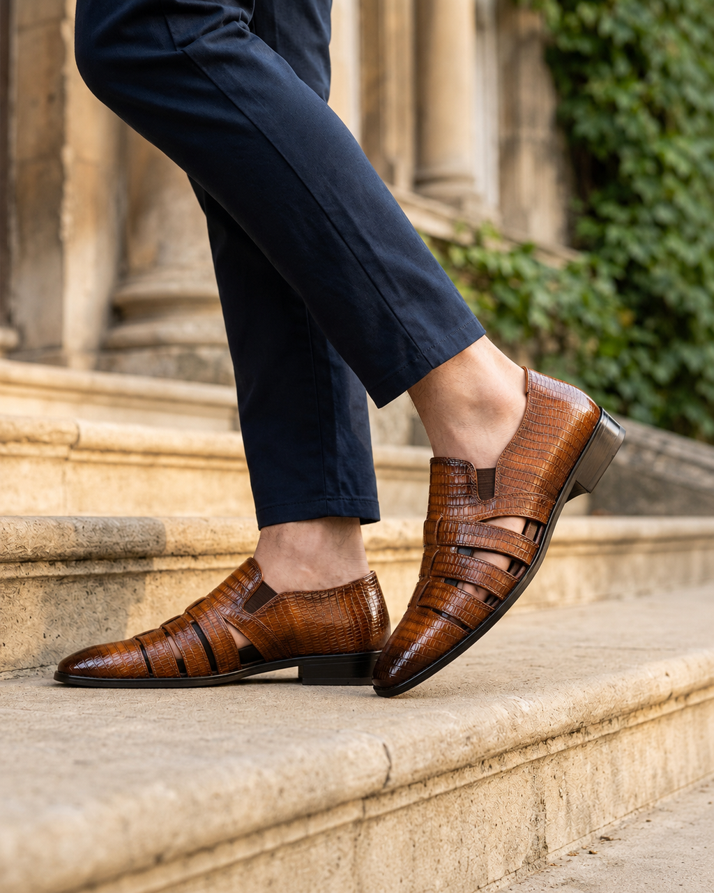 Cesare Leather Dress Shoes