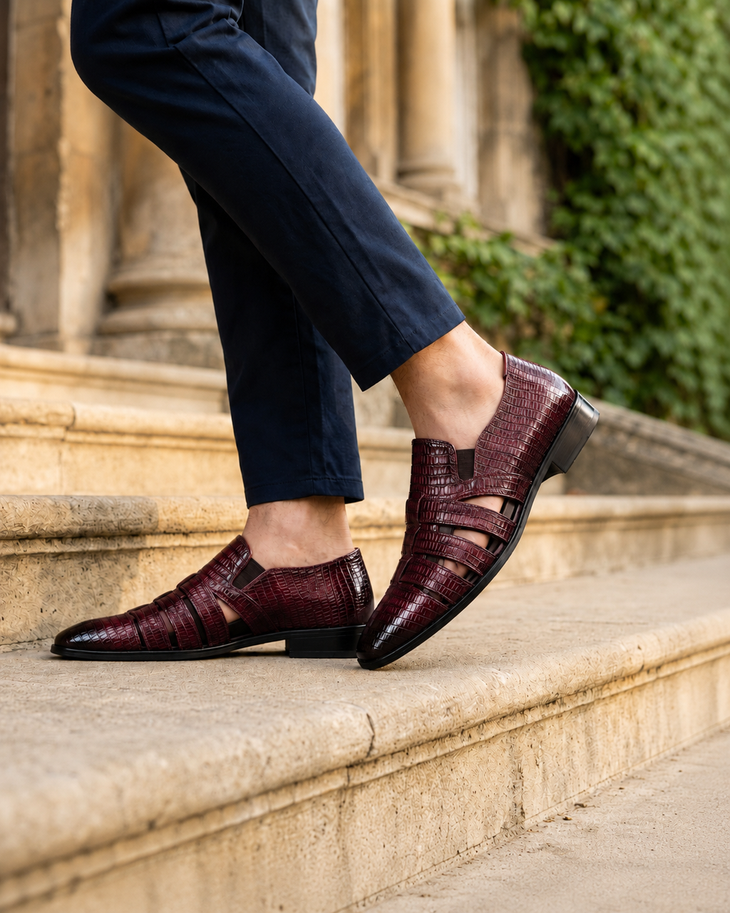 Cesare Leather Dress Shoes