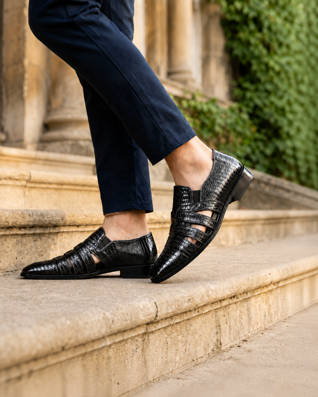 Cesare Leather Dress Shoes
