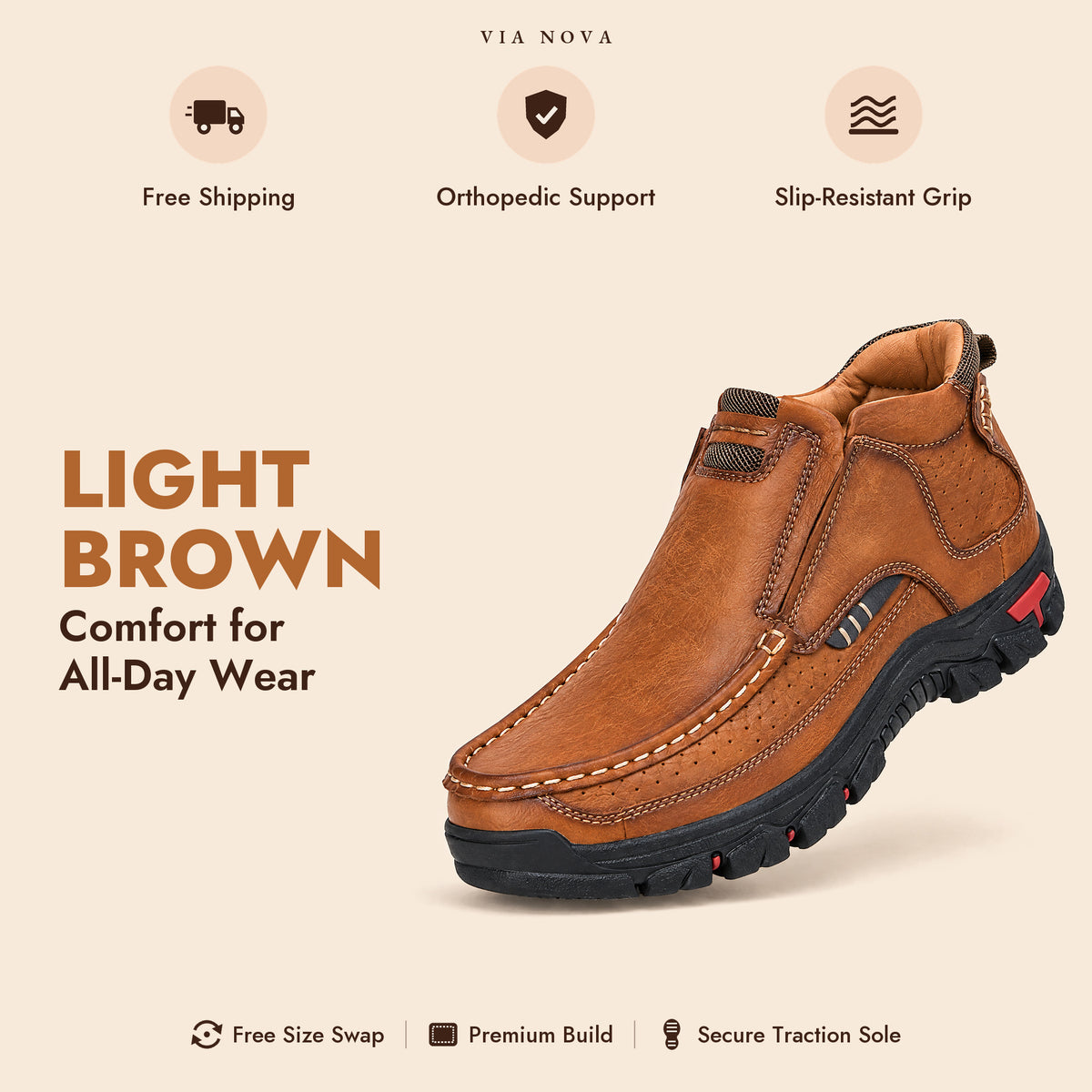 The Bormio in Light Brown