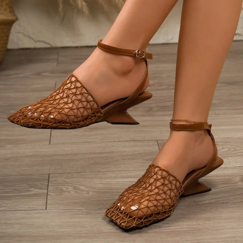 Aurelia Mesh Heel