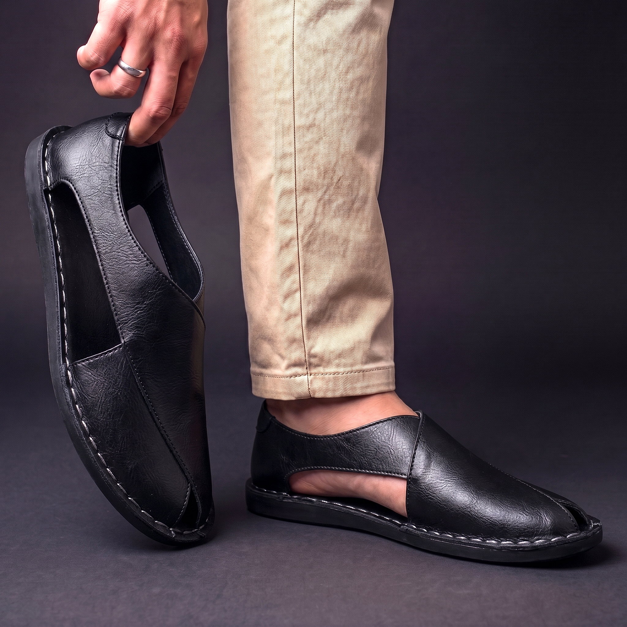 Bruno Leather Mule