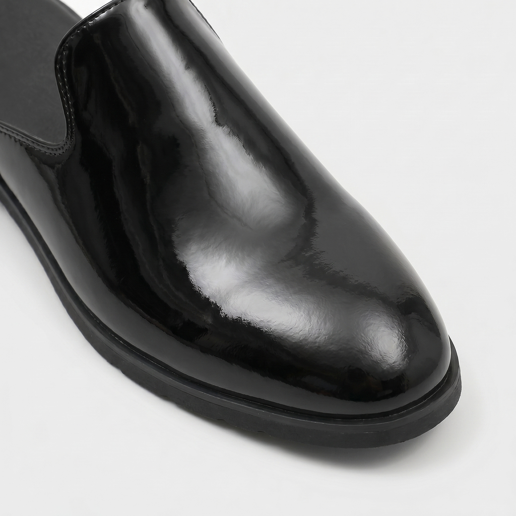 Rossi Patent Leather Mules