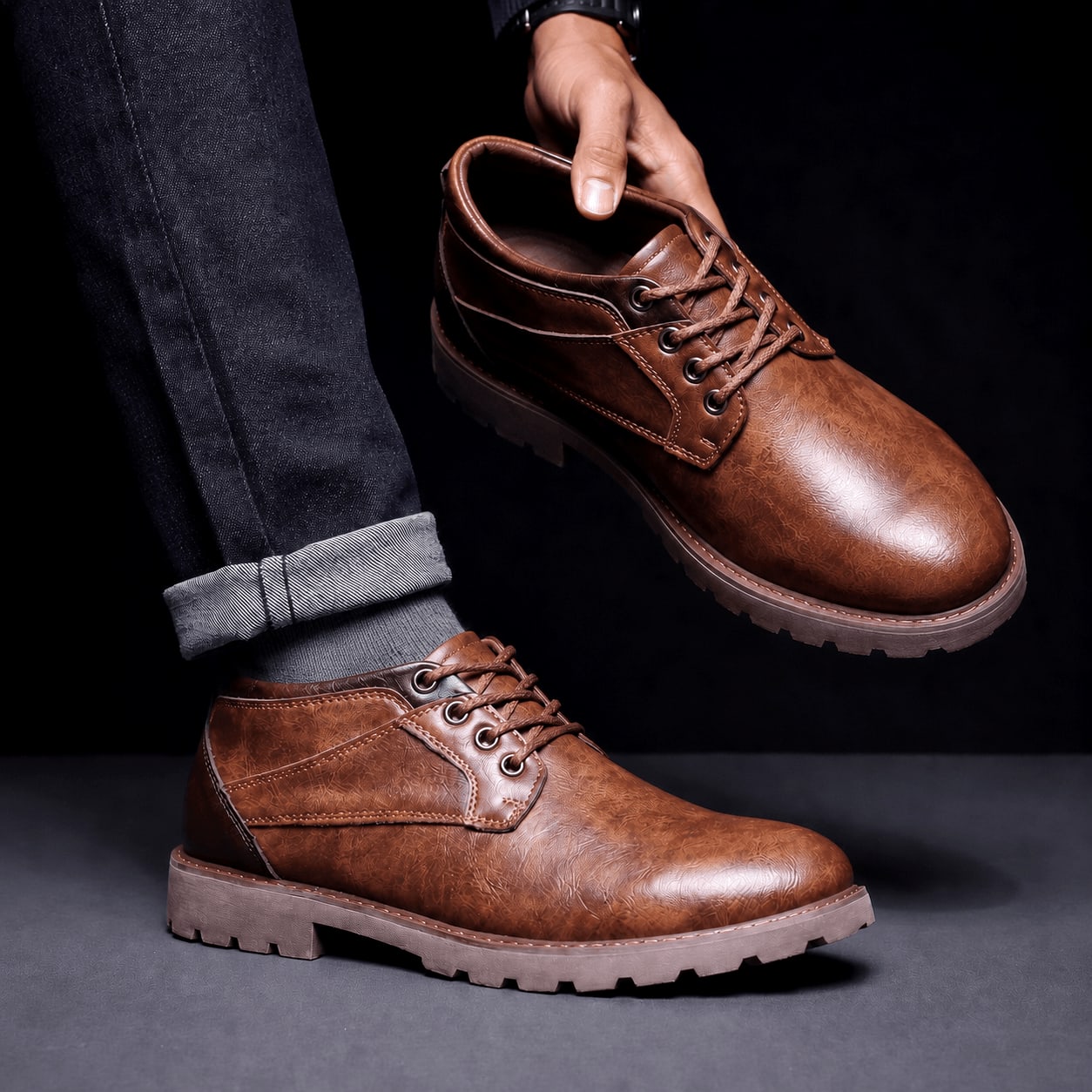 Modena Leather Derby