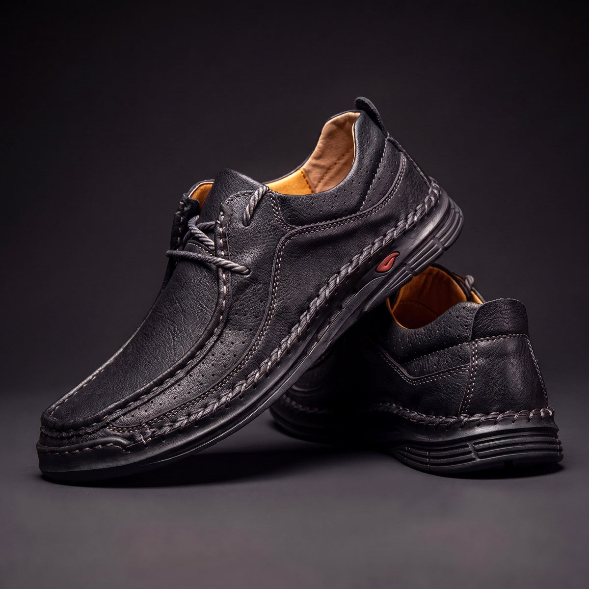 Treviso Leather Lace-Up