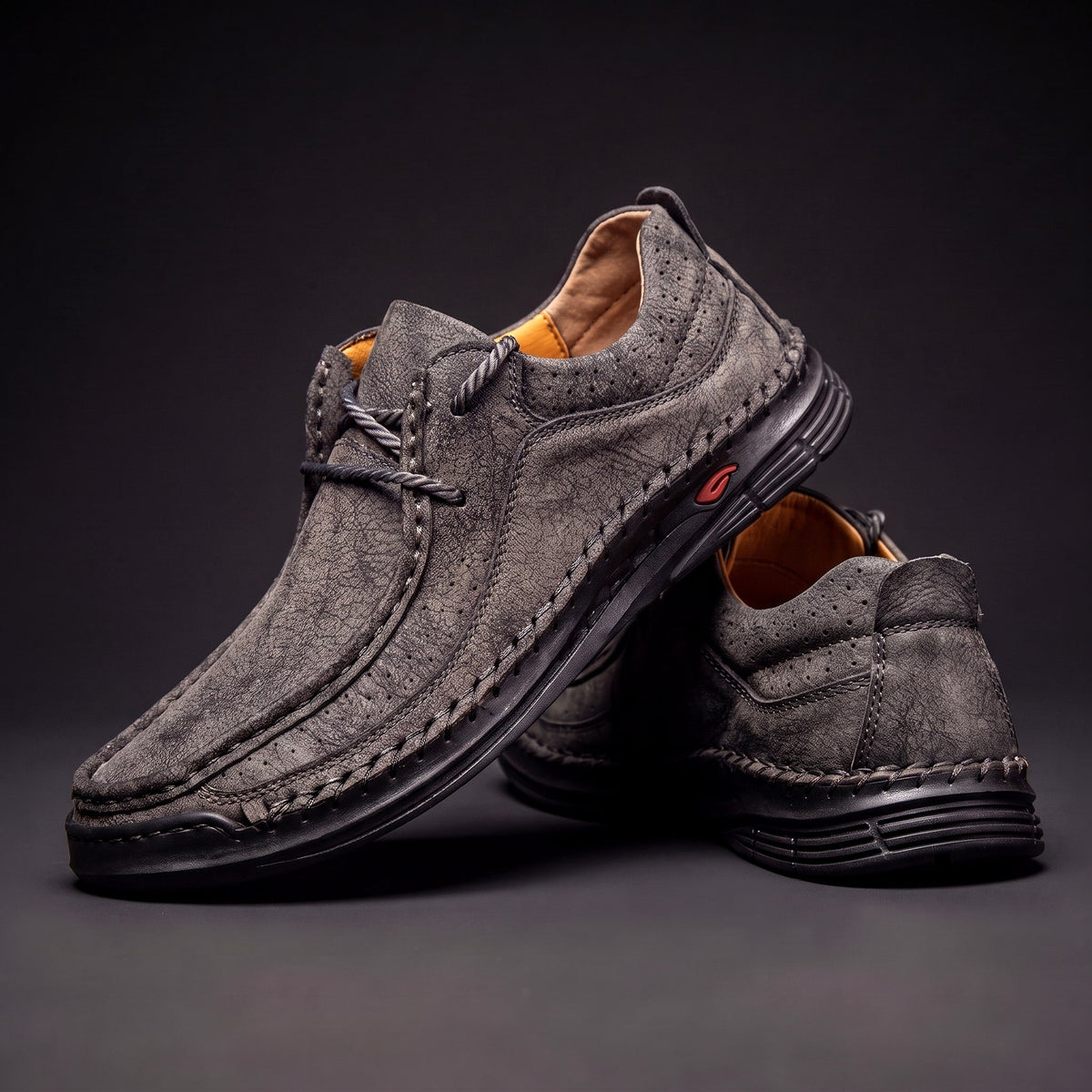 Treviso Leather Lace-Up