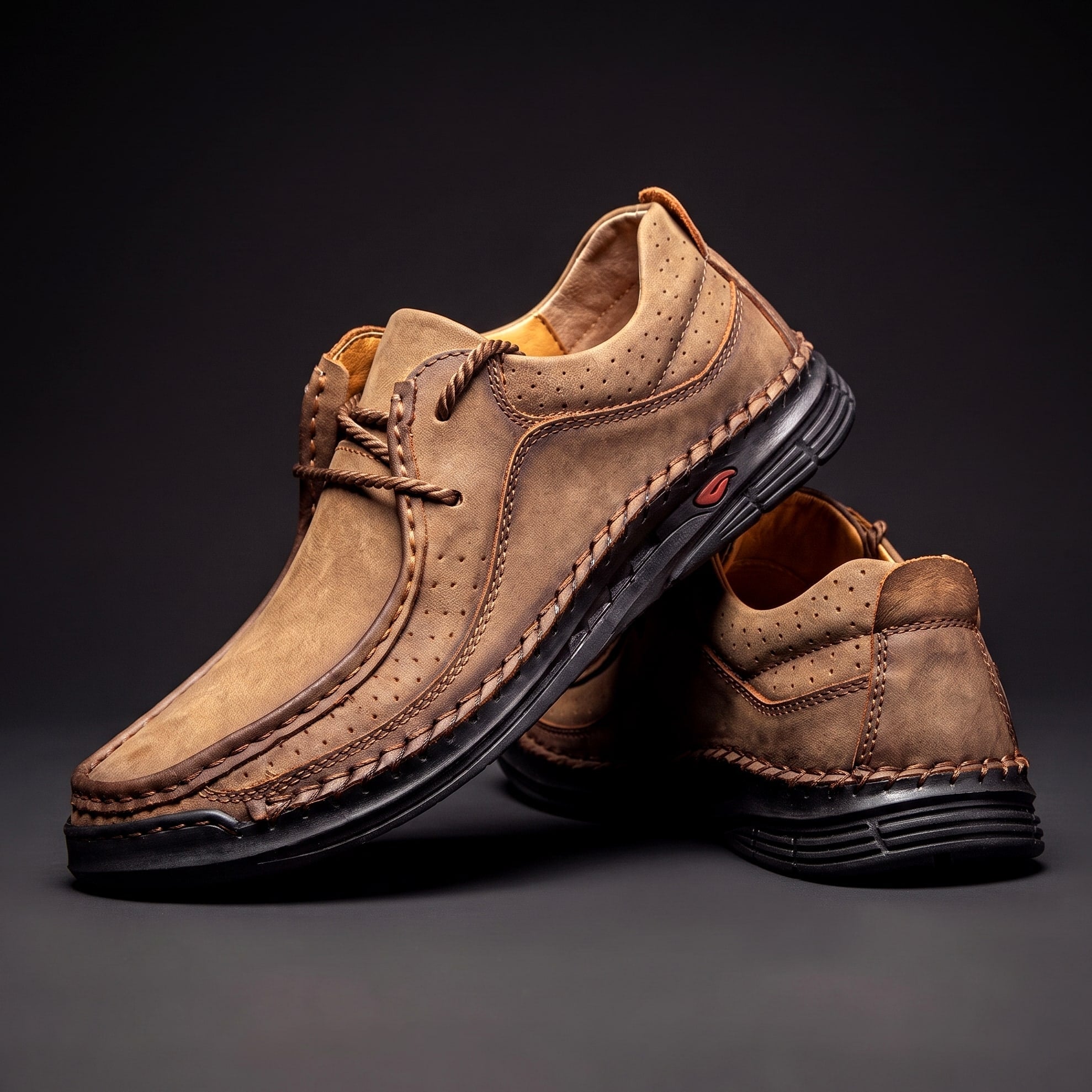 Treviso Leather Lace-Up