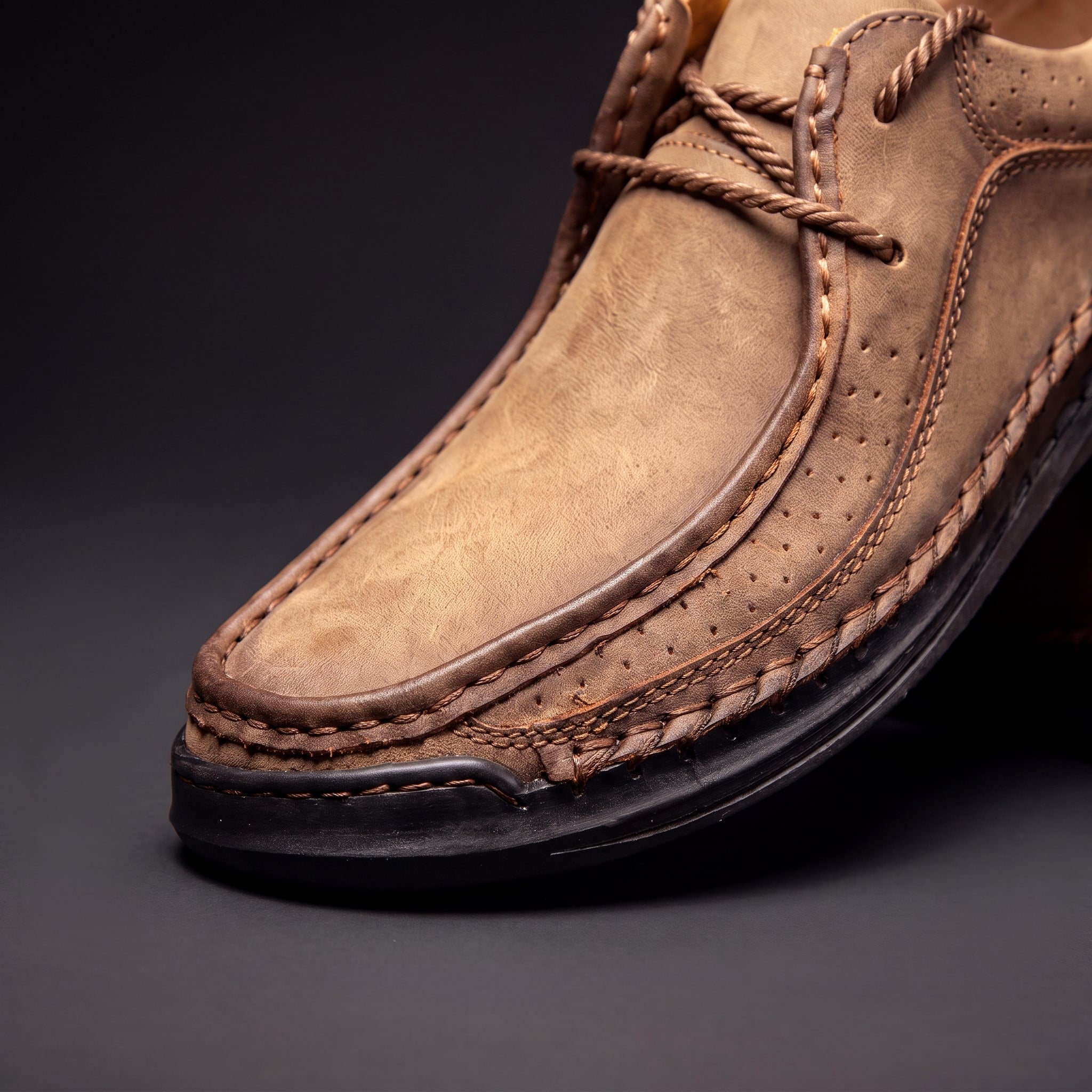 Treviso Leather Lace-Up