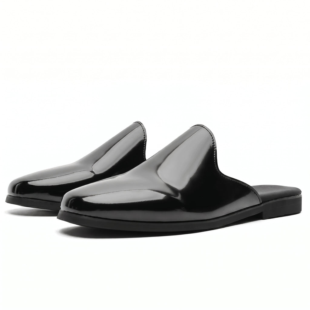 Rossi Patent Leather Mules
