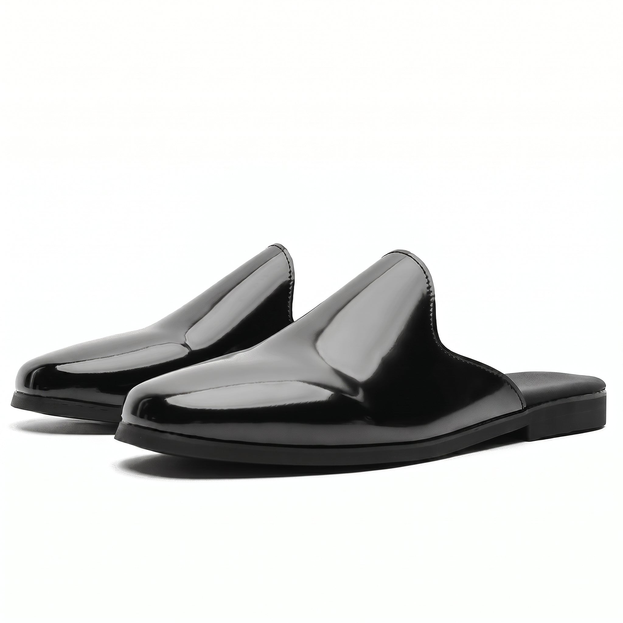 Rossi Patent Leather Mules