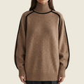 Jersey de cuello alto de cachemir Lana