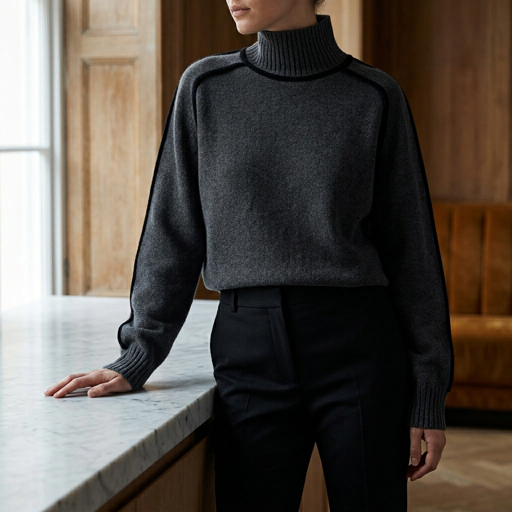 Lana Cashmere Turtleneck