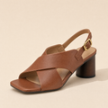 Cathaline Cross-Strap Sandals