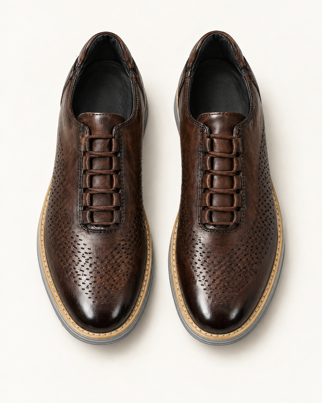 The Padova in Brown, top view