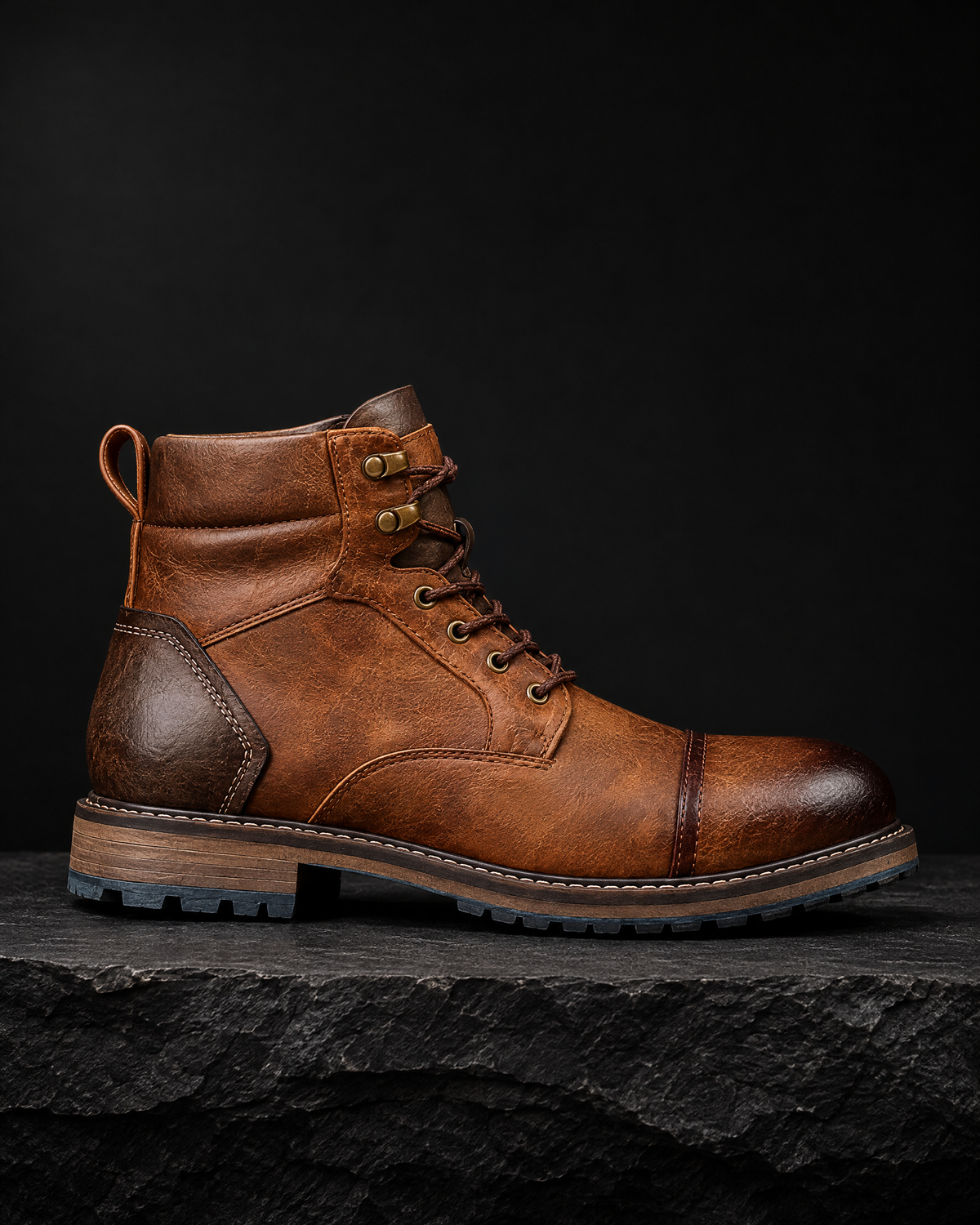 The Trieste in Saddle Brown - VIA NOVA