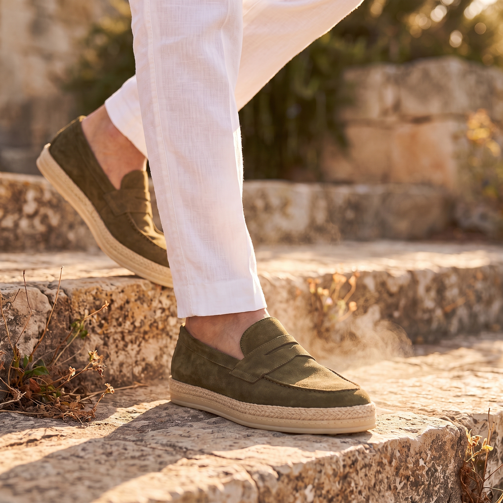 Lido Suede Espadrille Loafer