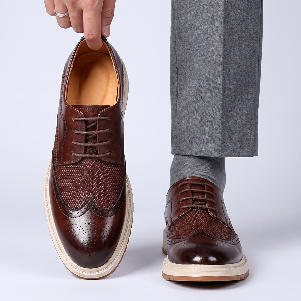 Cremona Brogue Leather Derby