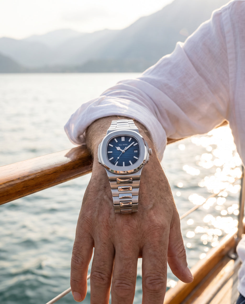 The Cernobbio Steel Watch - Event - sailing yacht rail