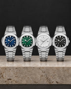 The Cernobbio Steel Watch - Colourway lineup