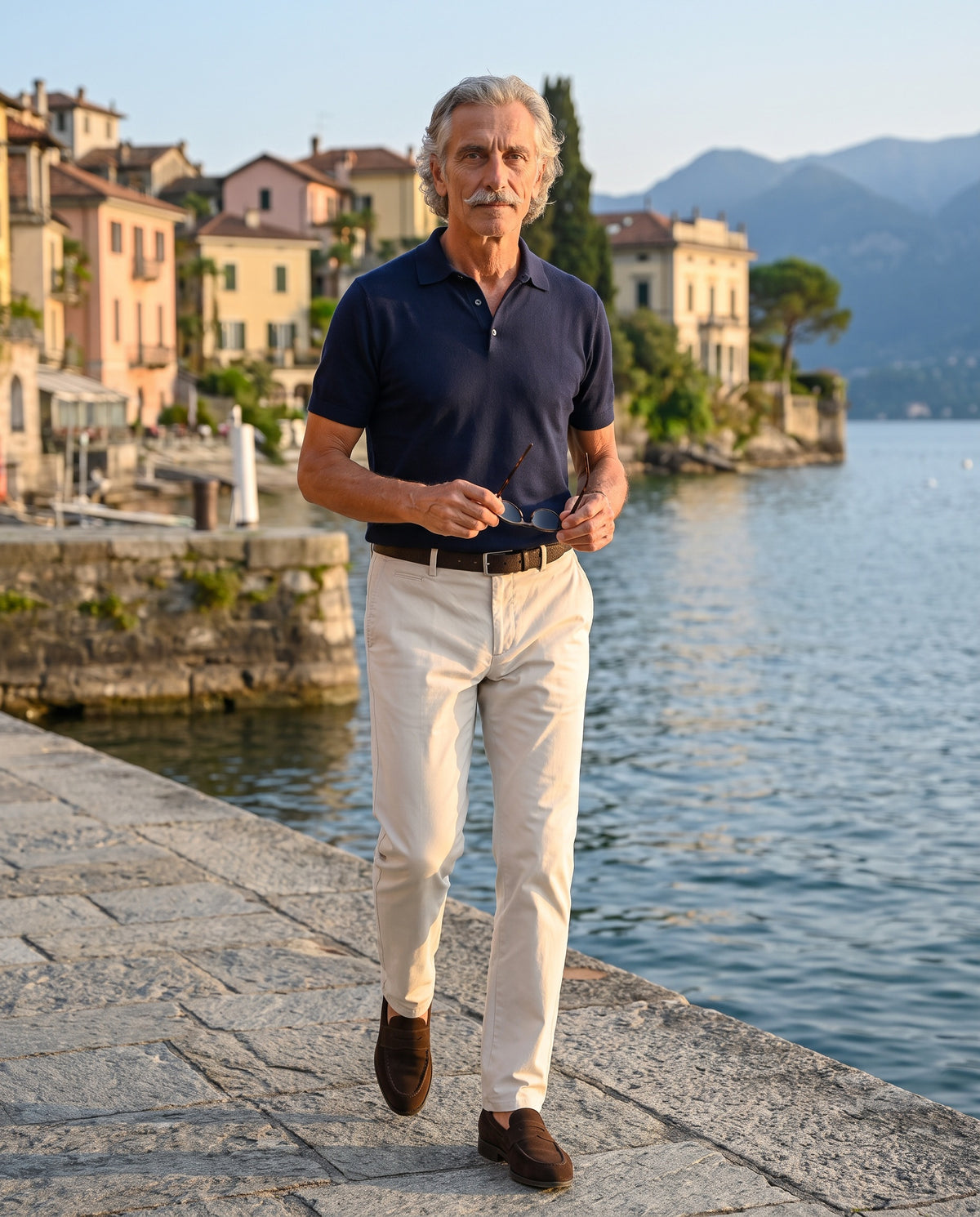 The Lerici Chino - Full outfit - Varenna promenade
